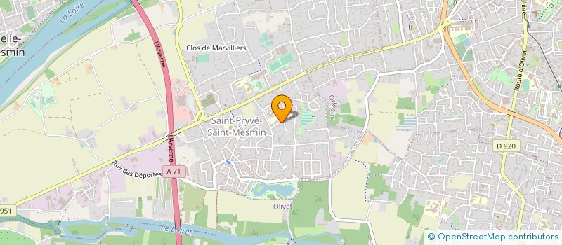 localisation de l'entreprise TECHNI COMBLES à SAINT-PRYVE-SAINT-MESMIN