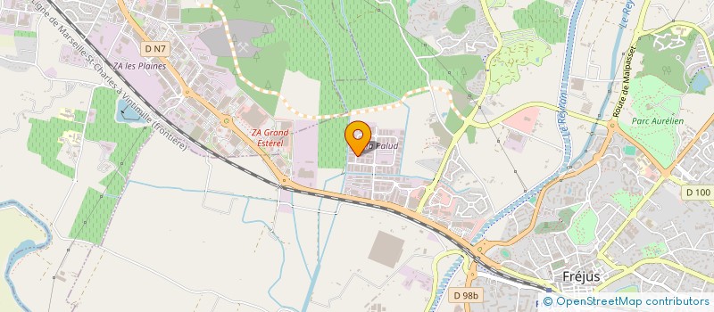localisation de l'entreprise TECHNI CONFORT  FREJUS