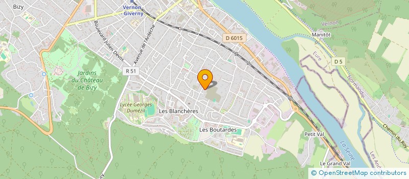 localisation de l'entreprise TECHNI-CONSEILS  VERNON