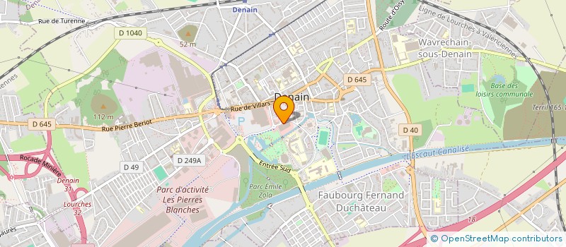 localisation de l'entreprise TECHNI CONTROL à DENAIN