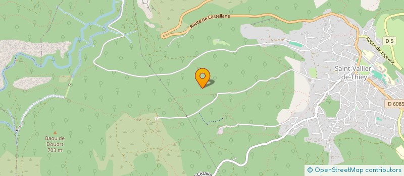 localisation de l'entreprise TECHNI-CORDES  SAINT-VALLIER-DE-THIEY