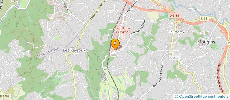 localisation de l'entreprise TECHNI DECO  MOUGINS