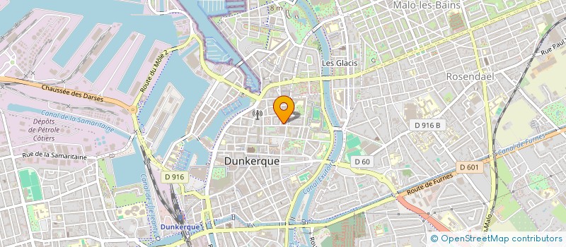 localisation de l'entreprise TECHNI DECO à DUNKERQUE