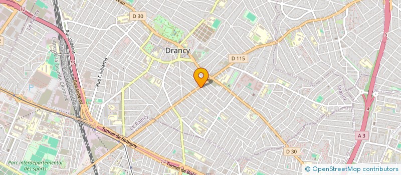 localisation de l'entreprise TECHNI DECO à DRANCY