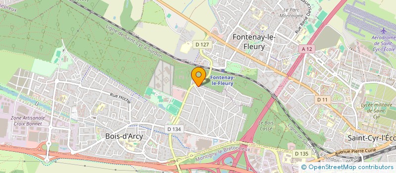 localisation de l'entreprise TECHNI-DENTAL SERVICES  BOIS-D'ARCY