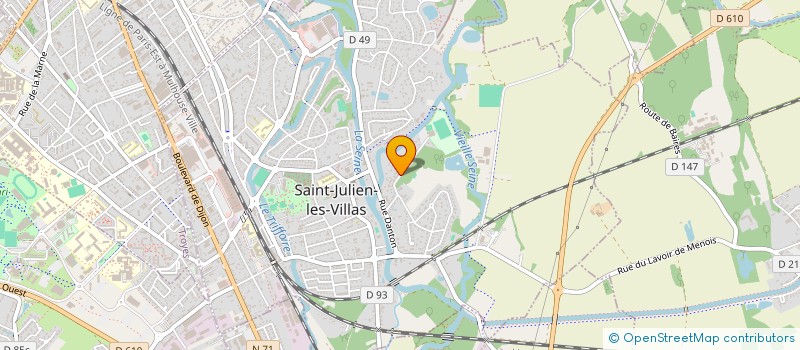 localisation de l'entreprise TECHNI DIAG à SAINT-JULIEN-LES-VILLAS