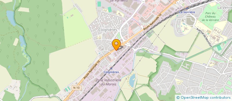 localisation de l'entreprise TECHNI DIFFUSION à COIGNIERES