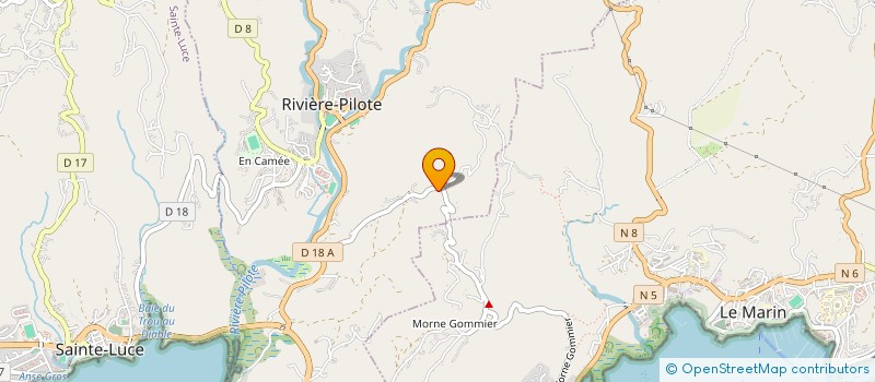 localisation de l'entreprise TECHNI-ELEC à RIVIERE-PILOTE