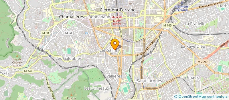 localisation de l'entreprise TECHNI ENDUITS à CLERMONT-FERRAND