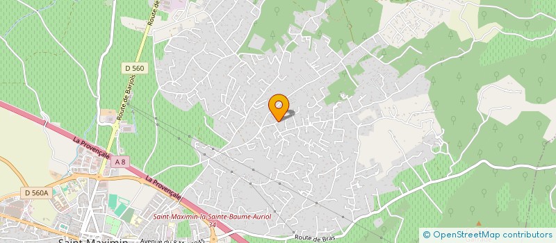 localisation de l'entreprise TECHNI ENERGIE à SAINT-MAXIMIN-LA-SAINTE-BAUME