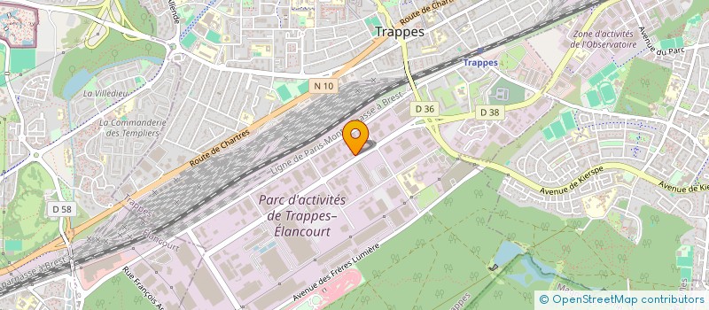 localisation de l'entreprise TECHNI EQUIP à TRAPPES