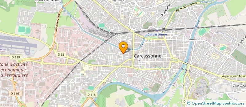 localisation de l'entreprise TECHNI-FACADES à CARCASSONNE