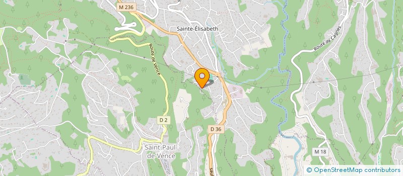 localisation de l'entreprise TECHNI FIBRE à VENCE