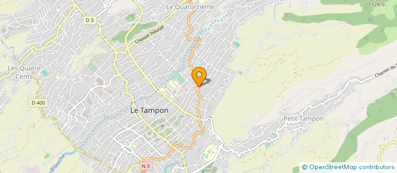 localisation de l'entreprise TECHNI FLUIDES SARL à LE TAMPON
