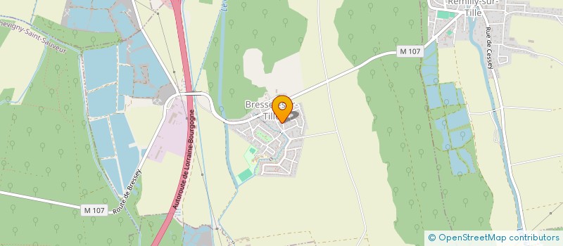 localisation de l'entreprise TECHNI FLUX  BRESSEY-SUR-TILLE