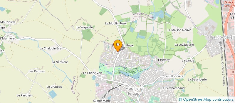 localisation de l'entreprise TECHNI FROID CUISINES  MOUILLERON-LE-CAPTIF