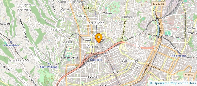 localisation de l'entreprise TECHNI GRAPH EUROPEENNE à NICE