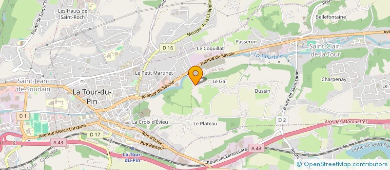 localisation de l'entreprise TECHNI HOME SERVICES  SAINT-CLAIR-DE-LA-TOUR