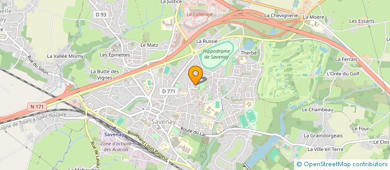 localisation de l'entreprise TECHNI-KAD  SAVENAY