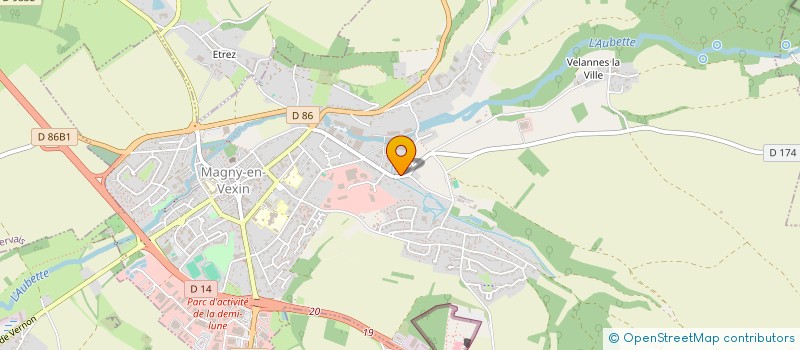 localisation de l'entreprise TECHNI LAB SERVICE à MAGNY-EN-VEXIN