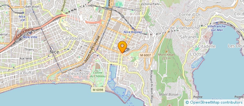 localisation de l'entreprise TECHNI-MAN à NICE