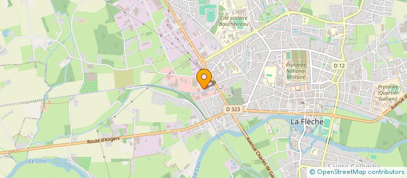 localisation de l'entreprise TECHNI MARBRE  LA FLECHE