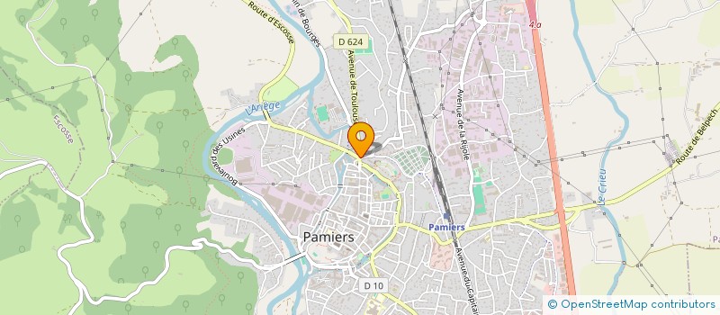 localisation de l'entreprise TECHNI MARK à PAMIERS
