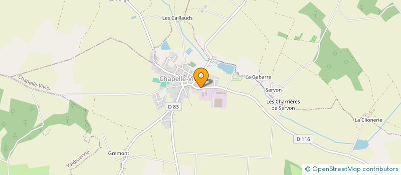 localisation de l'entreprise TECHNI MARQUAGE  CHAPELLE-VIVIERS