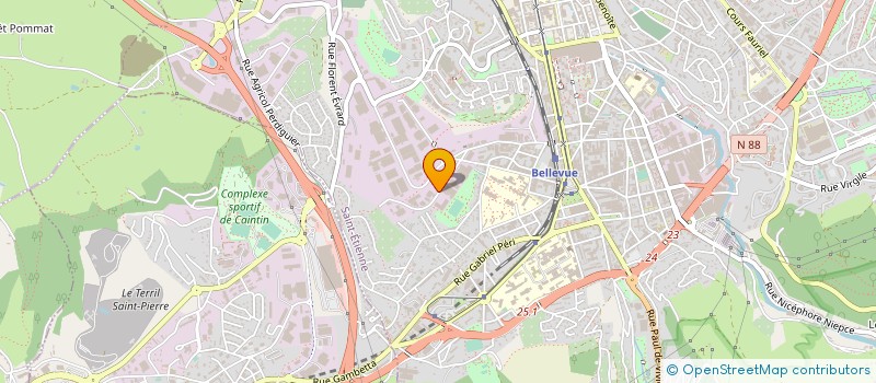 localisation de l'entreprise TECHNI-MECA SOLUTIONS à SAINT-ETIENNE