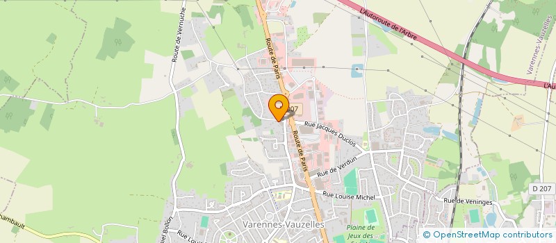 localisation de l'entreprise TECHNI METAL à VARENNES-VAUZELLES