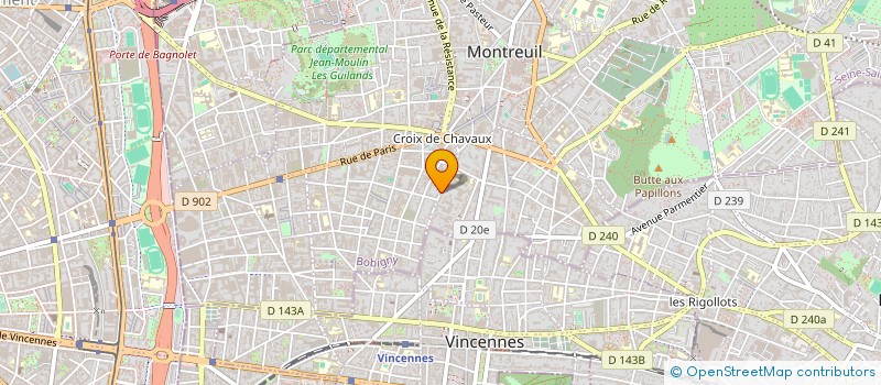 localisation de l'entreprise TECHNI- MIROIR- AGENCEMENT à MONTREUIL