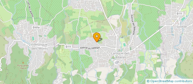 localisation de l'entreprise TECHNI MOBIL HOME  LAROQUE-DES-ALBERES