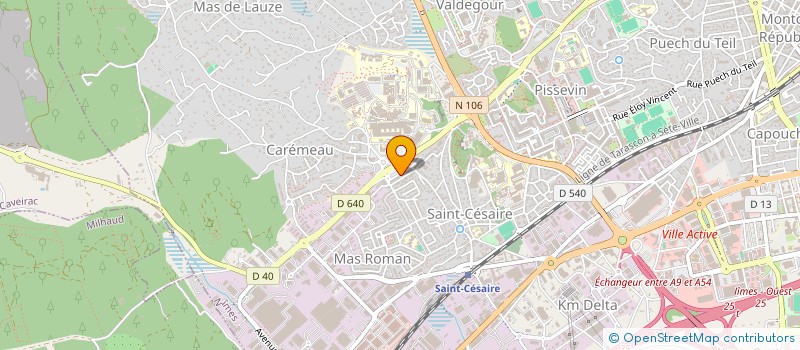 localisation de l'entreprise TECHNI MONTAGE à NIMES