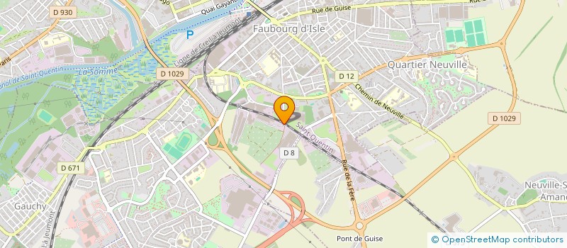 localisation de l'entreprise TECHNI NEGOCE à GAUCHY