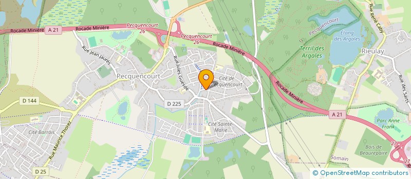 localisation de l'entreprise TECHNI NORMELEC  PECQUENCOURT