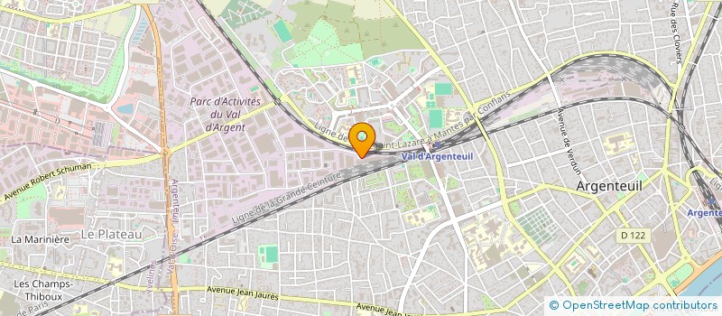 localisation de l'entreprise TECHNI O PRO à ARGENTEUIL