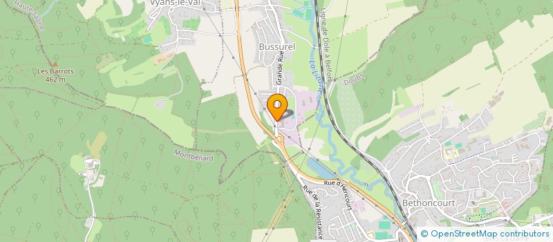 localisation de l'entreprise TECHNI PARTNERS  HERICOURT