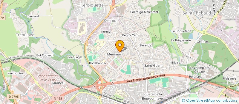 localisation de l'entreprise TECHNI PEINTURE à VANNES