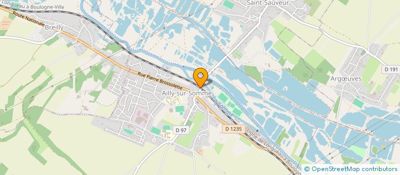 localisation de l'entreprise TECHNI PLAFONDS à AILLY-SUR-SOMME