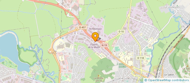 localisation de l'entreprise TECHNI PLAST  VESOUL