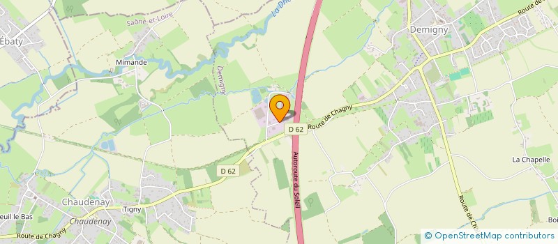 localisation de l'entreprise TECHNI PLAST INDUSTRIE INTERNATIONAL TP2I  DEMIGNY