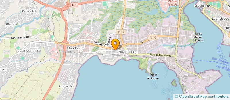localisation de l'entreprise TECHNI PLASTIQUE GUADELOUPE à BAIE-MAHAULT