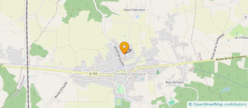 localisation de l'entreprise TECHNI-PORTES à SCORBE-CLAIRVAUX