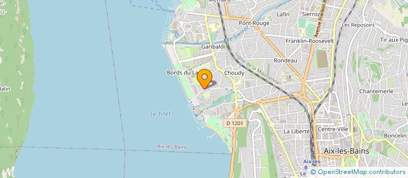 localisation de l'entreprise TECHNI-POUDRE à AIX-LES-BAINS