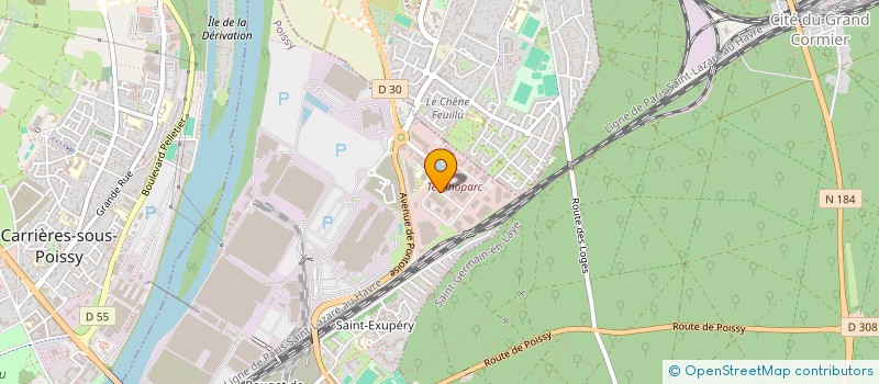 localisation de l'entreprise TECHNI PRO à POISSY