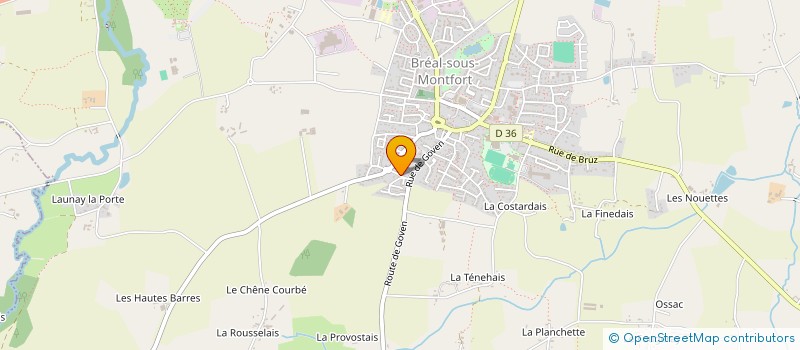 localisation de l'entreprise TECHNI PRO SERVICE à BREAL-SOUS-MONTFORT