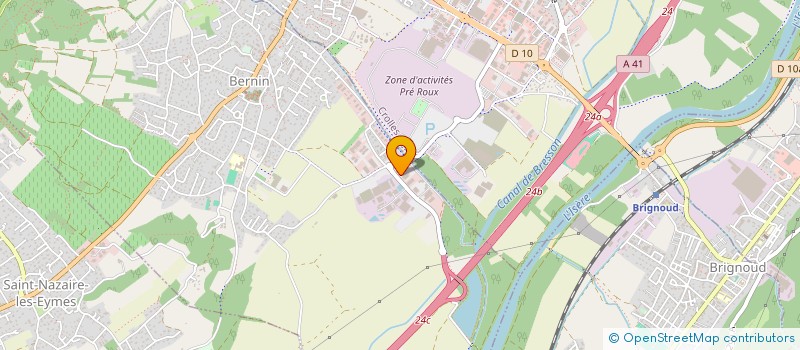 localisation de l'entreprise TECHNI RENFORT  BERNIN