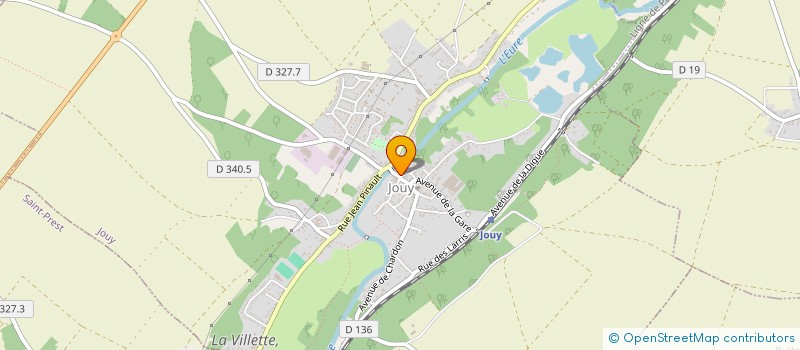 localisation de l'entreprise TECHNI RENOV à JOUY