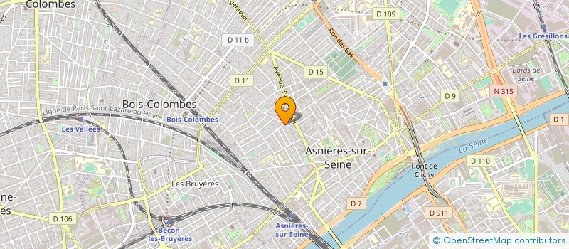 localisation de l'entreprise TECHNI-SERVICE-GAZ à COURBEVOIE