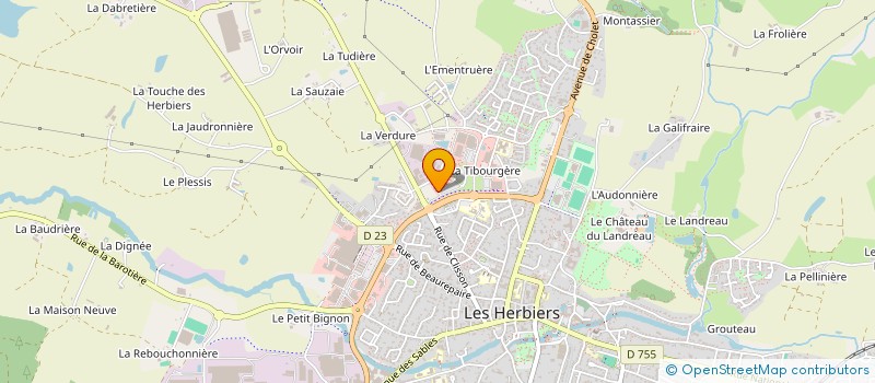 localisation de l'entreprise TECHNI SERVICES à LES HERBIERS